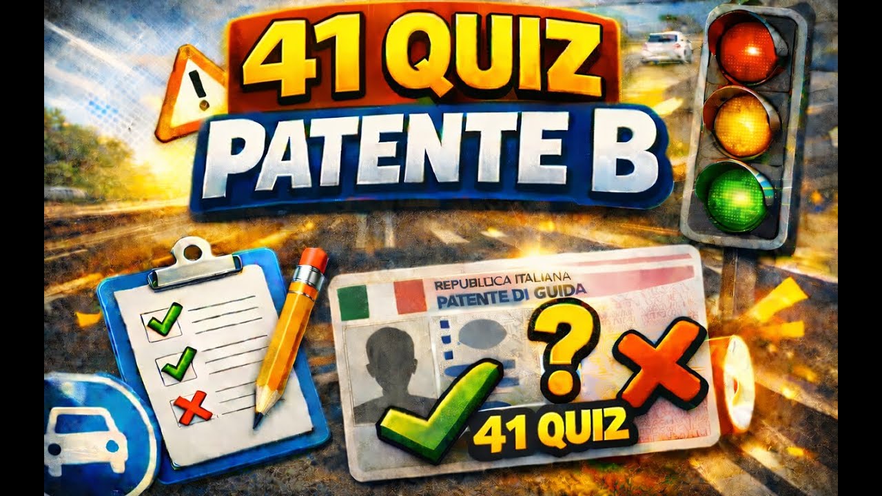 Quiz della Patente B: Con 41 quiz #49