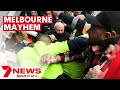 Cfmeu protests turn violent in melbourne  7news