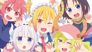 Video thumbnail of "[ Kobayashi-san Chi no Maid Dragon S ]Ed - Maid with Dragons/ Super Chorogonzu ( Lyrics )"