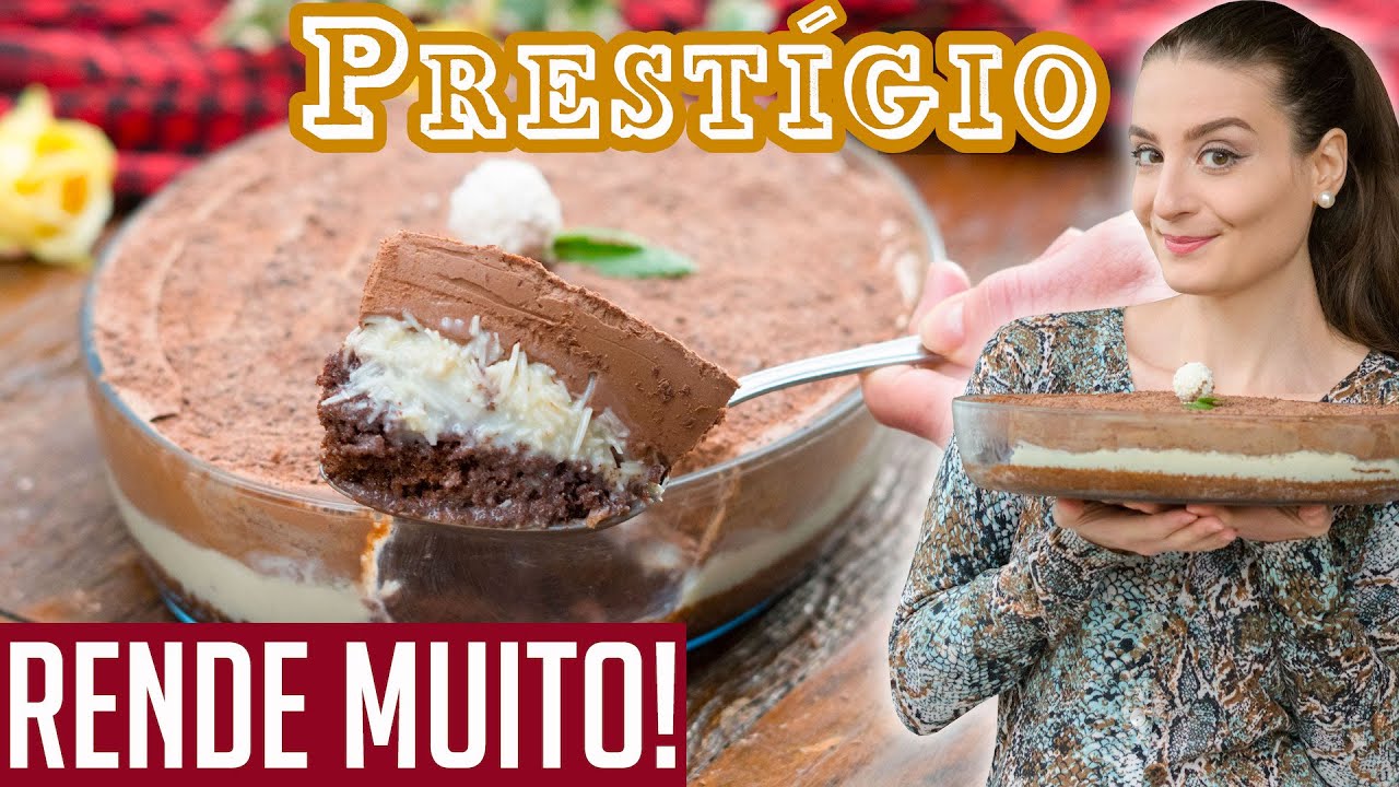 SOBREMESA NA TRAVESSA: BOLO MOUSSE PRESTÍGIO (receita gelada) - Cozinha do Bom Gosto - Gabi Rossi