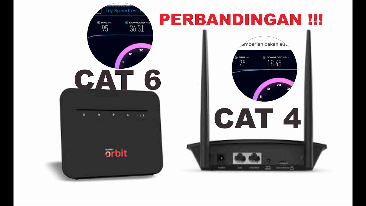 Perbandingan Router 4g Cat 4 Vs Cat 6 Sim Sakti YouTube Perbandingan Router 4g Cat 4 Vs Cat 6 Sim Sakti YouTube