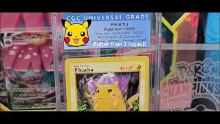 Ultra rare Pikachu E3 Red Cheeks promo card from CGC!
