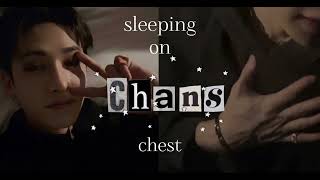 Stray Kids ASMR Sleeping On Bang Chans Chest🐺[heartbeat] [voice]