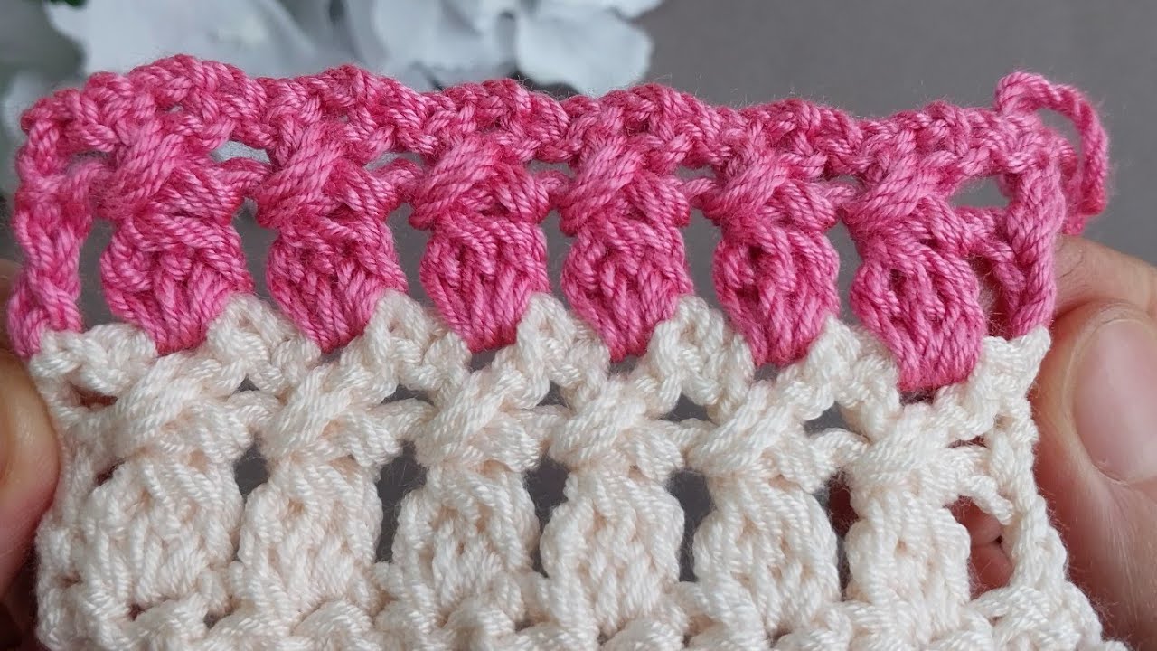 Very Easy Crochet Pattern For Beginners 😍 Step by step #diy #handmade #tutorial #örgü #art 