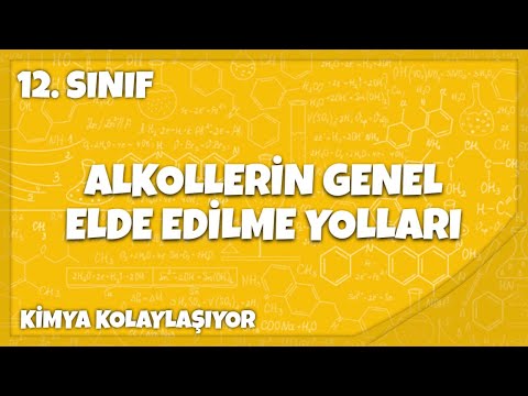 Alkollerin  Genel Ede EdilmeYolları ve Fiziksel  Özellikleri-2D-12.Sınıf-AYT