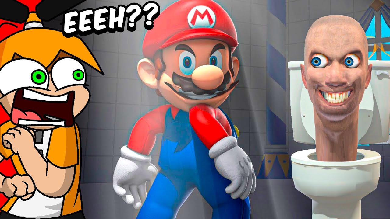 MARIO BROS vs SKIBIDI TOILET!! 😱 | Palmita REACCIONA a SMG4