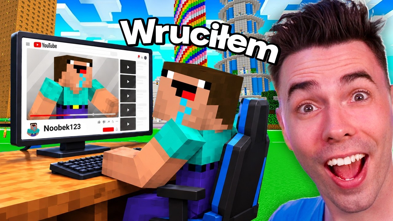 NOOBEK WRACA na SWÓJ KANAŁ NA YOUTUBE! *śmieszne*