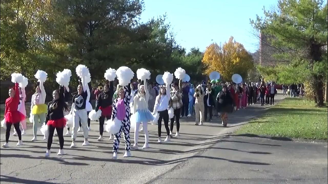 Chartiers Valley showband Halloween parade Bridgeville PA 10/29.22