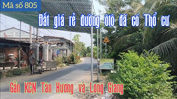 Đất giá rẻ gần thị trấn Tân Hiệp Châu Thành Tiền Giang giá 490 triệu 1 lô (5×26) full thổ - ms 805