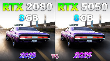 RTX 5050 vs RTX 2080 - 7 Years Difference