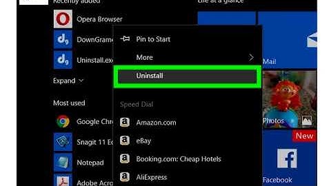 How to Uninstall Opera