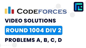 Codeforces Round 1004 (Div 2) | Video Solutions - A to D | by Soumojit Chatterjee | TLE Eliminators