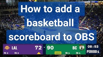 How to add a basketball scoreboard to OBS (2025 tutorial)