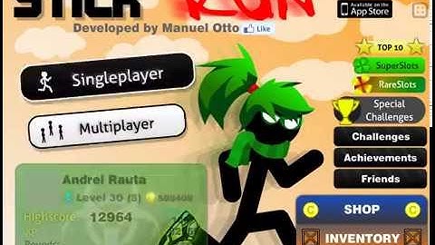 Doubling Bogdan Unguru in STICK RUN