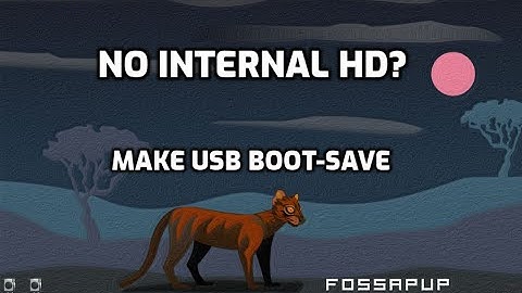 no internal HD? just use bootable usb with persistence