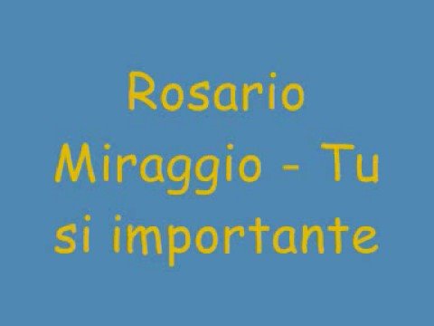 Tu Si Importante Video
