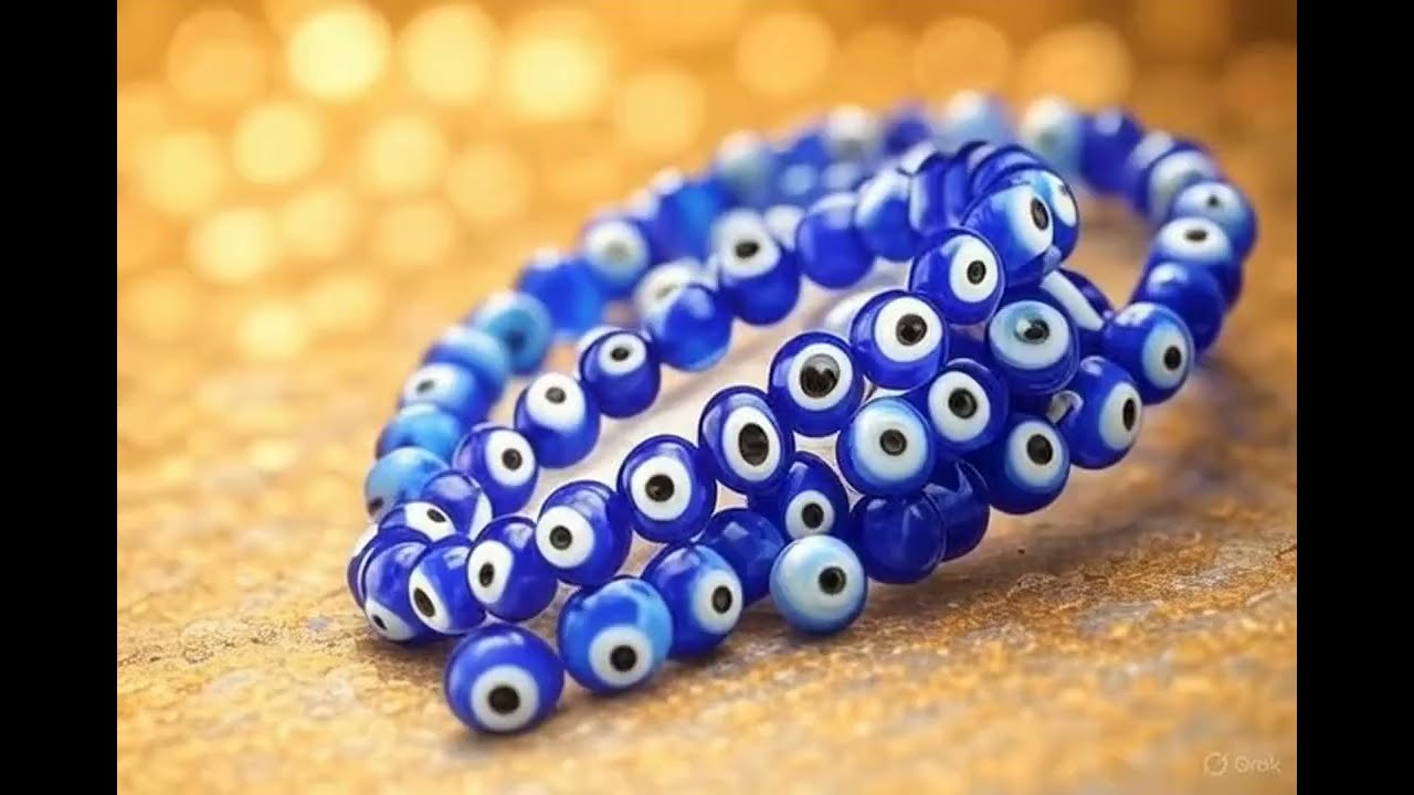 Evil Eye Bracelet ✨🧿Warding Off Negativity🔮👁️Mystical Evil Eye Jewelry for Good Vibes 🧿💙Talisman