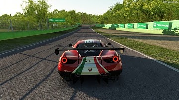 rFactor 2 - Ferrari 488 GT3 EVO 2020 at Imola