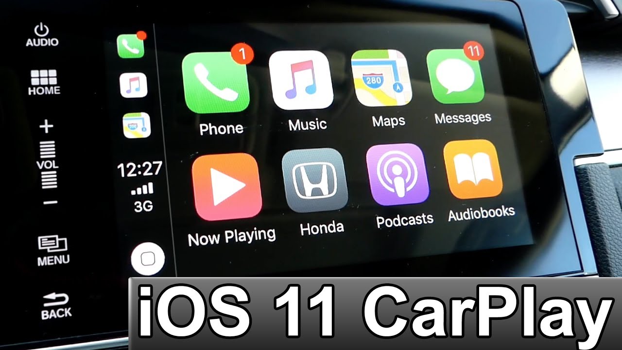 iOS 11 Updated CarPlay Demo Handson! What's New? YouTube