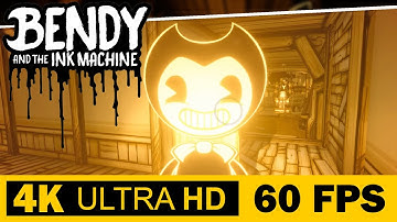 Bendy and the Ink Machine, Chapter 1 - Moving Pictures, Gameplay, Walkthrough, No Commentary, 4K 60