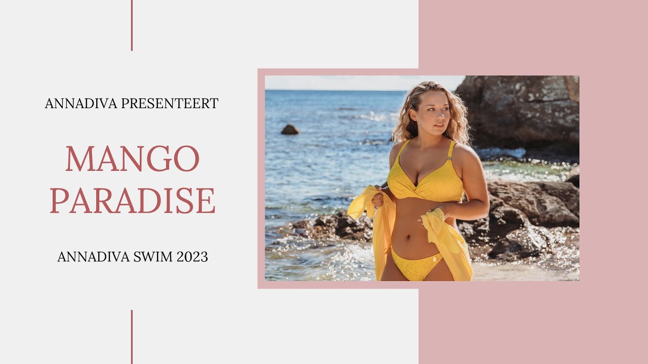 Mango Paradise - Badmode voor vrouwen met een grote cupmaat - Annadiva Swim 2023