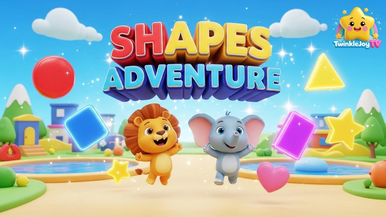 Trtiny Math Adventure Shapes Shapes Adventure: Learn Circles, Squares, Triangles & More! | 3D ...