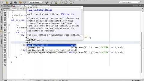 Java OutputStream Demo