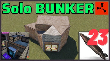 Solo Bunker | Starter Base | 23 Rocket Build Design | New 2022 TC and Loot Bunker