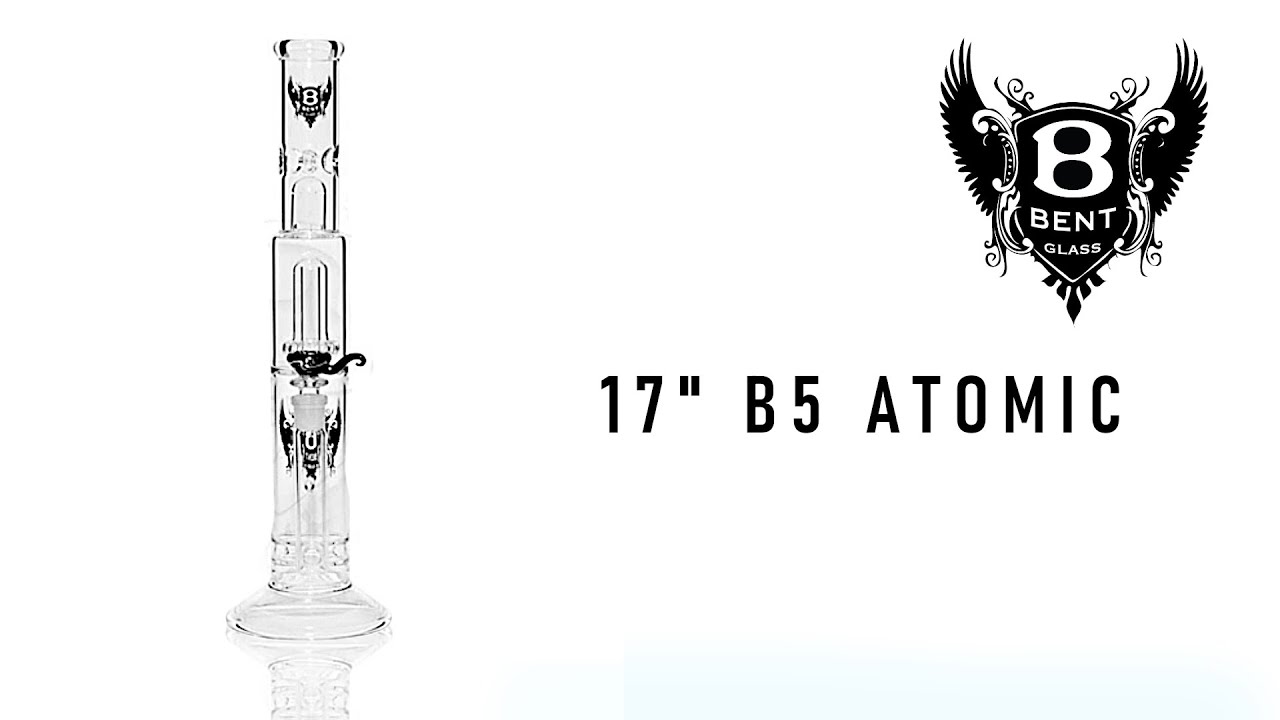 ガラスボング『BENT GLASS - 17" B5 ATOMIC』