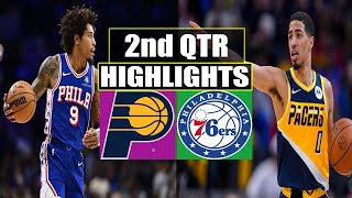 Philadelphia 76ers vs Indiana Pacers 2nd QTR GAME  Highlights | Nov.11.12 | 2023 NBA Regular