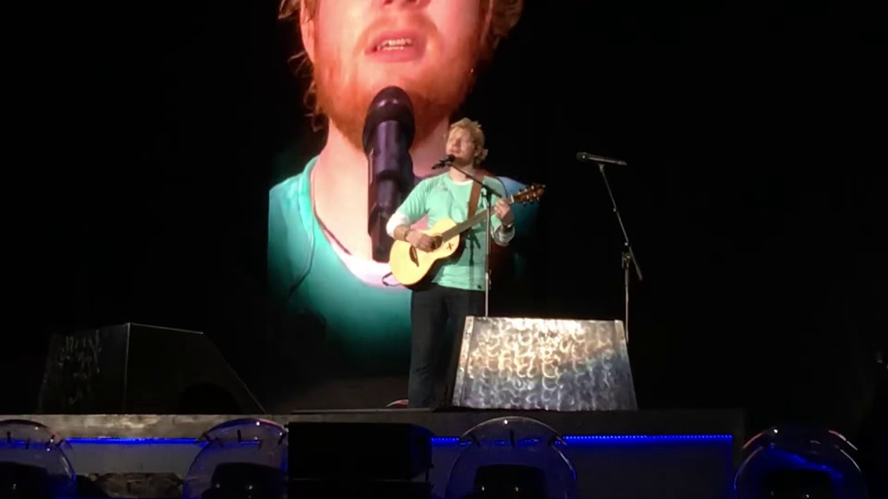 Ed Sheeran plays Supermarket Flowers in Tampa YouTube