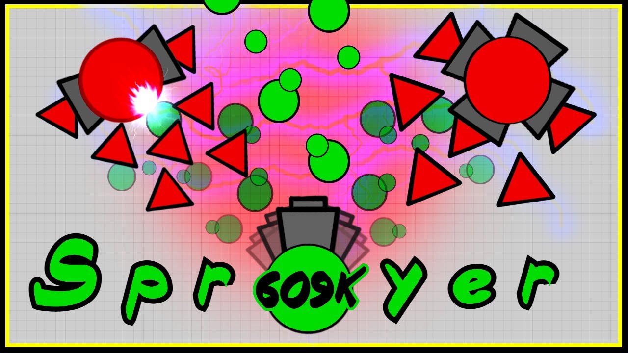 Diep.io Sprayer (609k 4TDM) YouTube