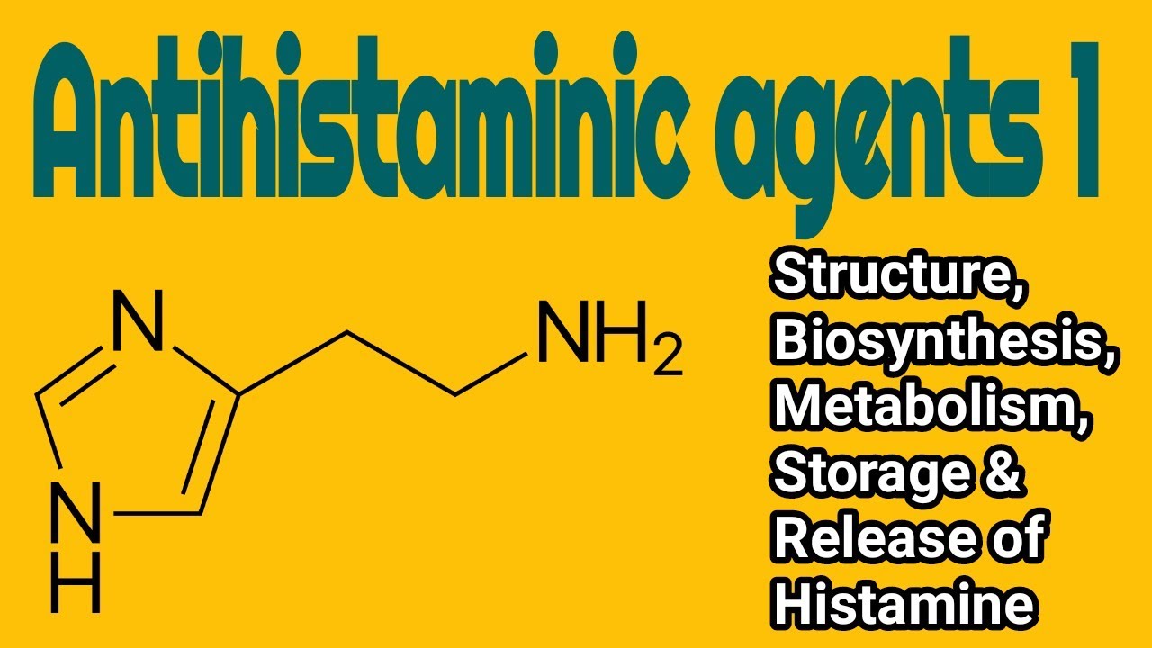 Antihistaminic agents 1 | Medicinal Chemistry | III B. Pharm V Semester | Unit 1