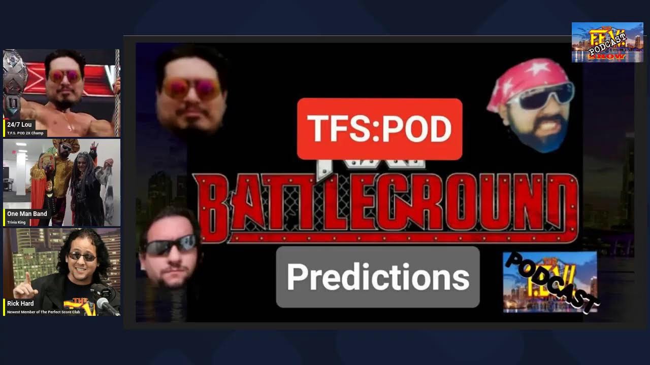 TFSPOD NXT Battleground Predictions YouTube