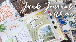 Daphne's Diary Journal with me | Junk Journal Process S2:E5 | How to use a Junk Journal and Magazine