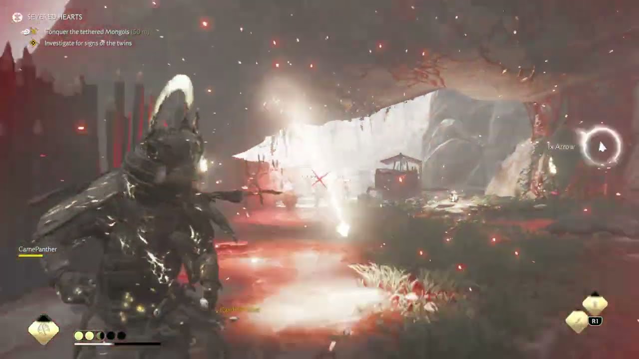 Ghosts of Tsushima Legends Nightmare Week 1 Severed Hearts all bonus objectives in 11 minutes