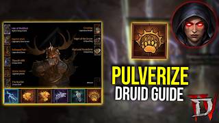 Diablo 4 - KAPOW! PULVERIZE DRUID Full Build Guide