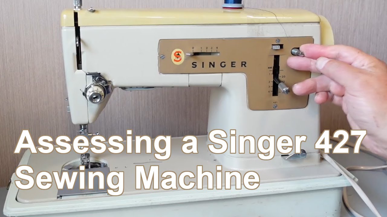 Assessing a Singer 427 Sewing Machine for Donation to a Charity Shop/Thrift Store