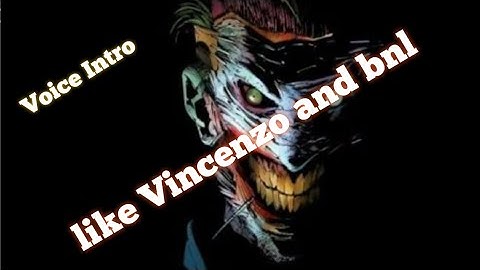 Voice intro like Vincenzo and bnl ||gaming intro||
