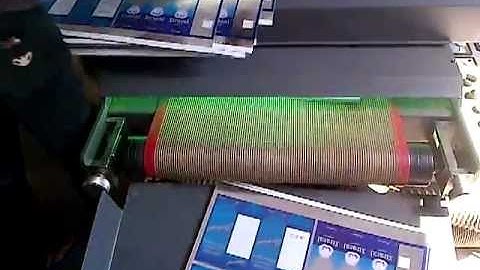 UV COATING ATTACHMENT ON OFFSET MACHINE