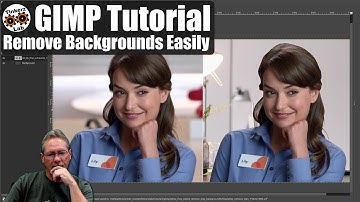 Remove Backgrounds Easily - GIMP Selection Tools & Alpha Channels Tutorial Part 3