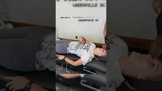 Intense Back Cracking for a Girl w Scoliosis #scoliosis #girl #chiropractic #shorts