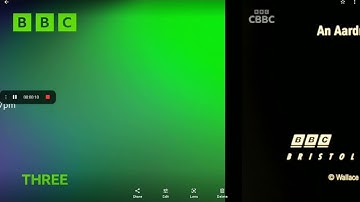 Cbeebies and CBBC break down screen and BBC three and BBC four start up screen