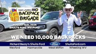 Backpack Drive | Friday, August 14th, 2026 | Wexford, Pa