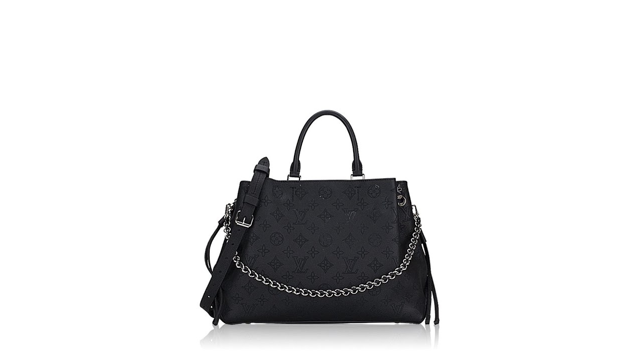 LOUIS VUITTON Bella Mahina Calf Leather Crossbody Bag Black - Final Sa