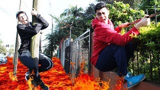 EL SUELO ES LAVA | THE FLOOR IS LAVA CHALLENGE