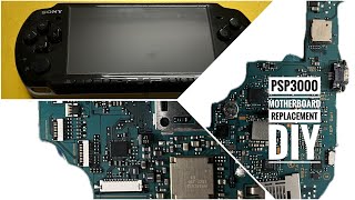 PSP3000 Motherboard Replacement | Super Capacitor Issues #psp #psp3000 #playstation