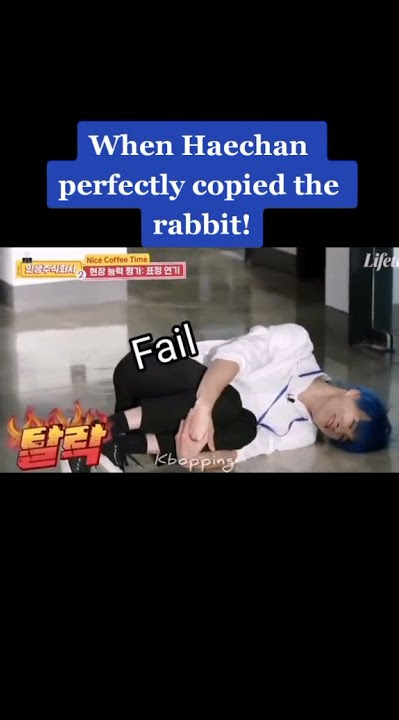 when haechan perfectly copied the rabbit #nct #nctdream #nct127 #haechan #tiktok #donghyuck #lee