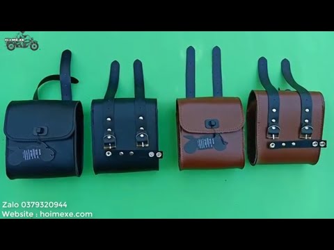 Video Túi Da Treo Xe Máy, Túi Treo Hông Xe Motor Loại Nhỏ - youtube