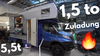 INCREDIBLE 1.5 to payload with 4x4! Motorhome Bimobil LHX 428 Daily 4x4 2024. quality wins!